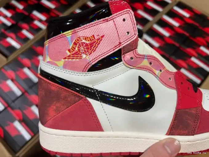 Chep Onekick ACROSS THE HIGH SPIDER-MAN SPIDER-VERSE DV1748-601 JORDAN 1 OG 0414